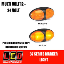 Load image into Gallery viewer, LED AUTOLAMPS Orange Marker Lamp Easy Fit 3M Tape 5 Year Warranty