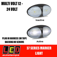 Load image into Gallery viewer, LED AUTOLAMPS White Marker Lamp Easy Fit 3M Tape 5 Year Warranty