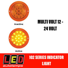 Load image into Gallery viewer, LED Autolamps 102 Series Single Function Orange Indicator LED Light