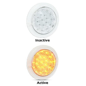 LED Autolamps 102 Series Clear Single Function Orange Indicator LED Light