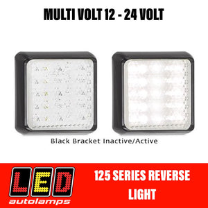 LED Autolamps 125 Series Single Function White Reverse LED Light