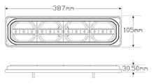 Load image into Gallery viewer, Pair LED AUTOLAMPS 385ARWM-2 MAXILAMP Sequential Indicator LED Taillights