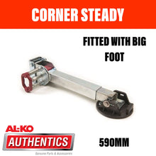 Load image into Gallery viewer, AL-KO CORNER STEADY 590mm DROP WITH BIG FOOT