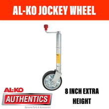 Load image into Gallery viewer, AL-KO 8 INCH PREMIUM Clamp On Jockey Wheel EXTRA LONG