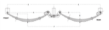 Load image into Gallery viewer, AL-KO ROLLER ROCKER SPRINGS 7 LEAF SUIT 15 Inch Wheels