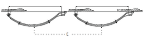 AL-KO 9 LEAF 765MM Leaf Spring Black