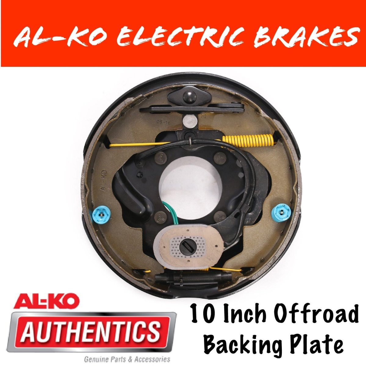 AL - KO 10 Inch Offroad Electric Brake Backing Plate - R&M Trailer Spares331151