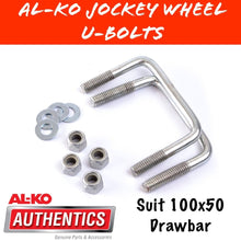 Load image into Gallery viewer, AL - KO 100X50MM Draw Bar U - Bolt Set - R&amp;M Trailer Spares626260