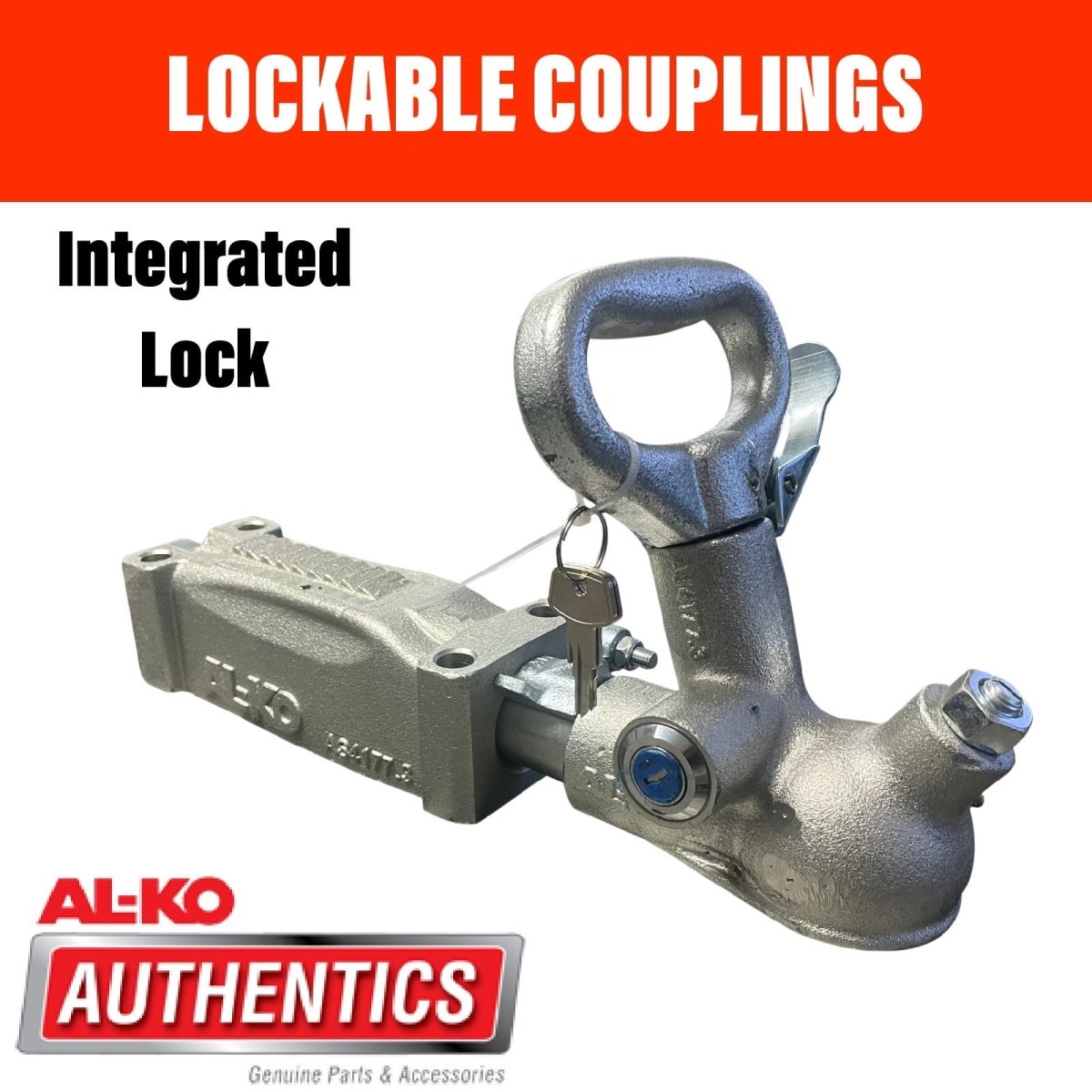 AL - KO 2000KG Braked Lockable Coupling - R&M Trailer Spares614054LPL