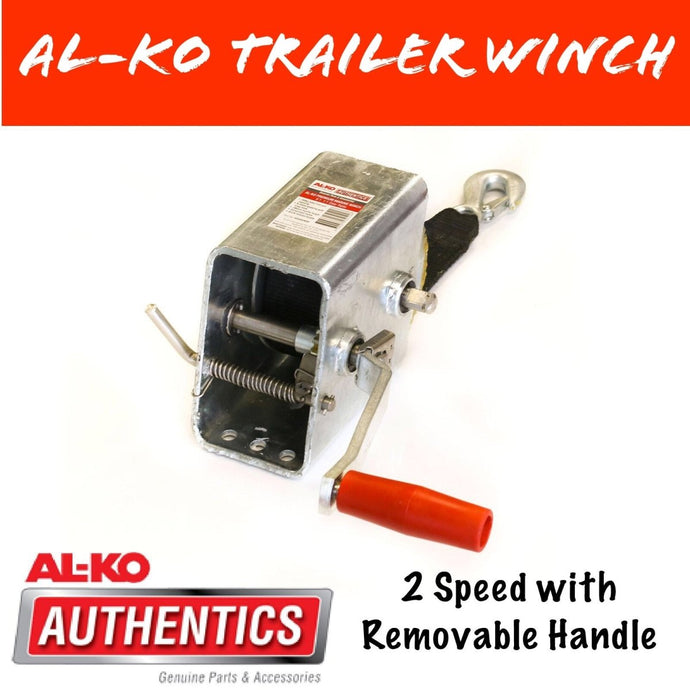 AL - KO 3 SPEED 10:1 Marine Winch with Strap - R&M Trailer Spares635010W