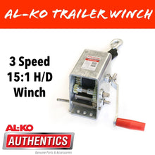 Load image into Gallery viewer, AL - KO 3 SPEED 15:1 Marine Winch with Strap - R&amp;M Trailer Spares635015W