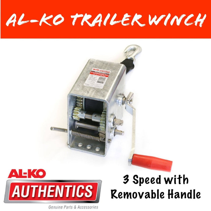 AL - KO 5:1 MARINE WINCH With 6M Webbing Strap - R&M Trailer Spares635005W