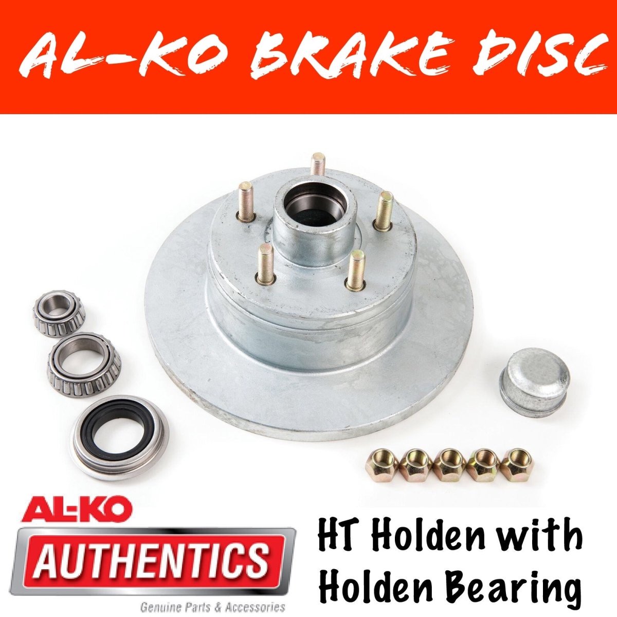 AL - KO HT Holden Gal Brake Disc with Holden Bearings - R&M Trailer Spares441290