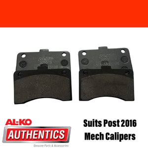 AL - KO MECHANICAL Brake Pads Post 2016 - R&M Trailer Spares323315