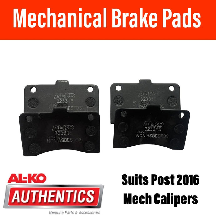 AL - KO MECHANICAL Brake Pads Post 2016 - R&M Trailer Spares323315