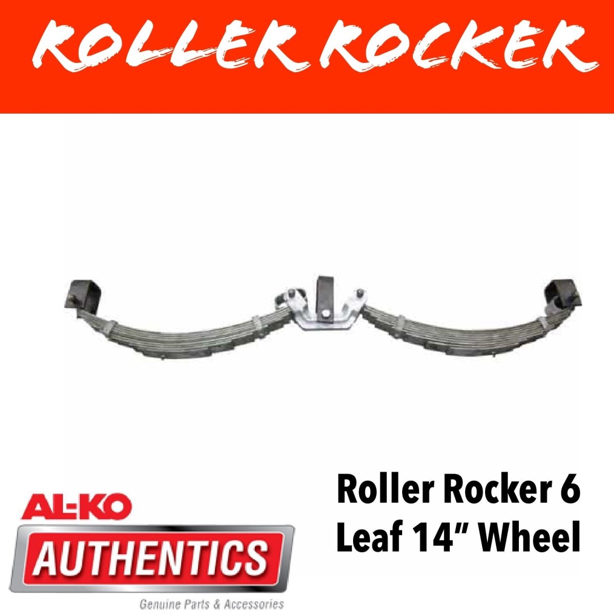AL - KO ROLLER ROCKER SPRINGS 6 LEAF SUIT 14 Inch Wheels - R&M Trailer Spares576461