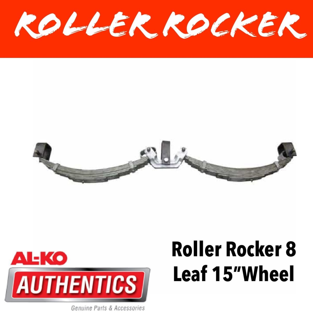AL‑KO 8‑Leaf Roller Rocker Spring – Suit 15″ Wheels – R&M Trailer Spares