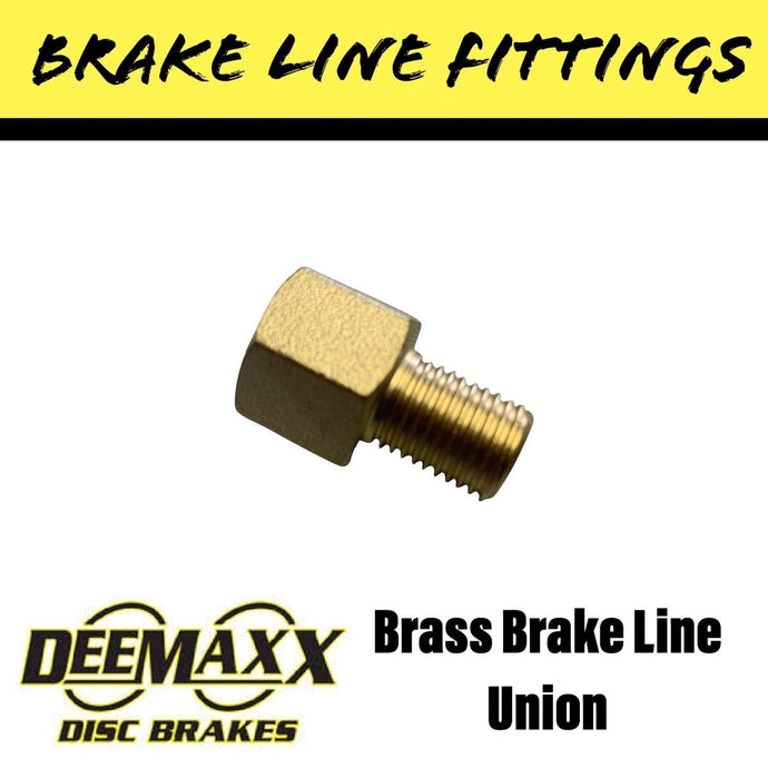 BRASS Brake Line Union - R&M Trailer SparesEBS.BL.ADP