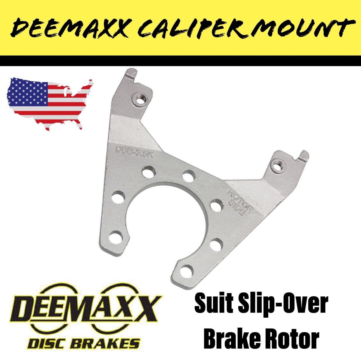 DEEMAXX 10 INCH Brake Caliper Mount for Slip Over Rotor - R&M Trailer SparesDBB - 3 - 5K - MAXX