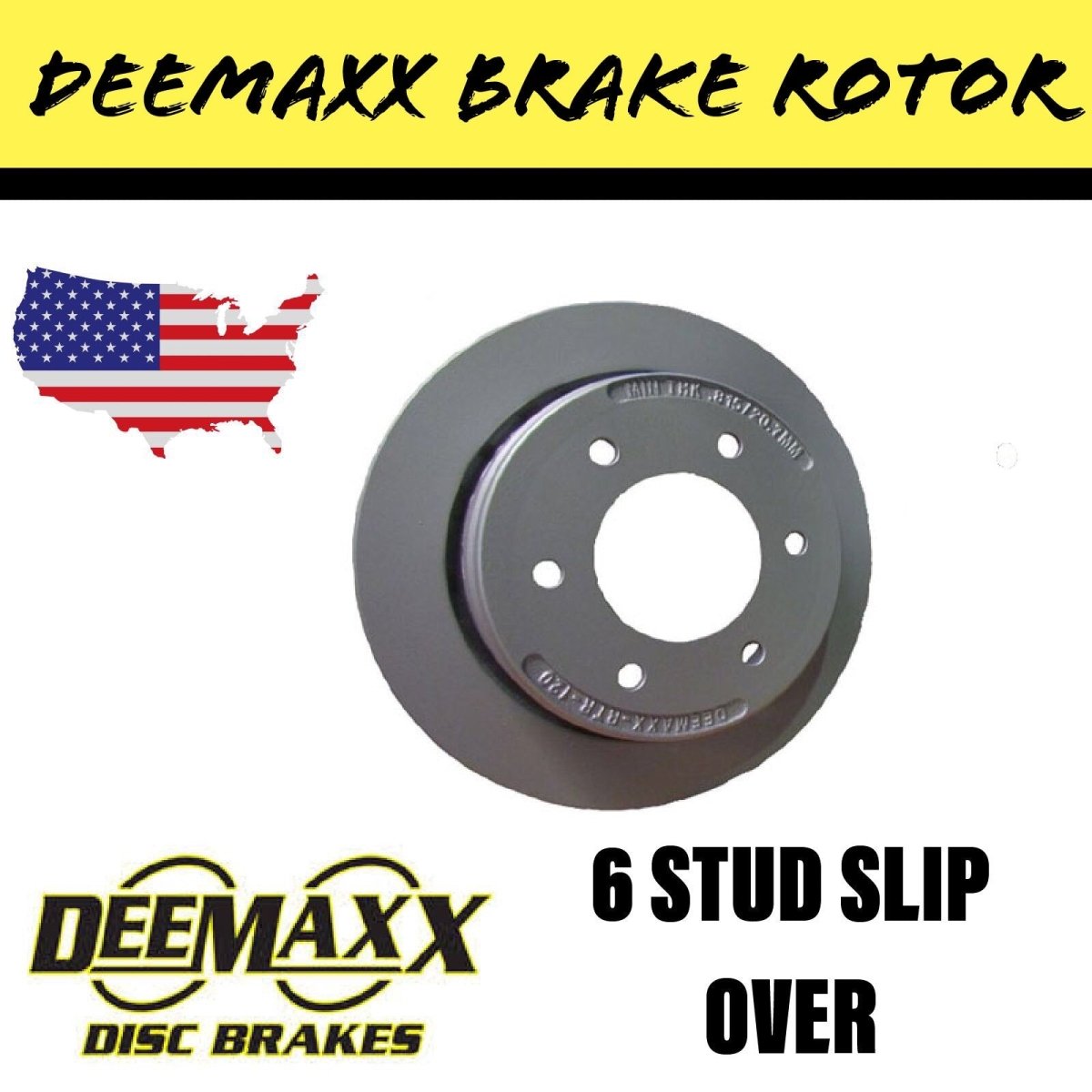 DEEMAXX 12 INCH Dacromet Ventilated Brake Rotor - R&M Trailer SparesRTR - 120 - MAXX