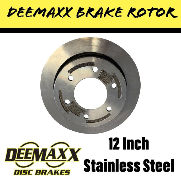 DEEMAXX 12 INCH STAINLESS STEEL Ventilated Brake Rotor - R&M Trailer SparesRTR - 120 - SS