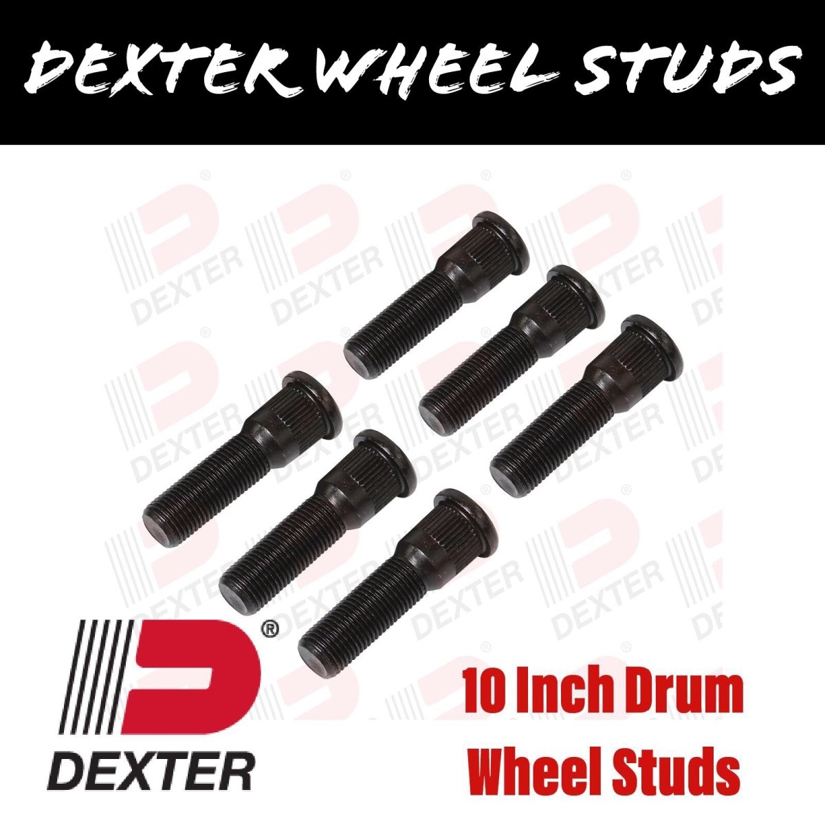 DEXTER 10 INCH DRUM WHEEL STUDS - R&M Trailer SparesK71 - 295 - 00