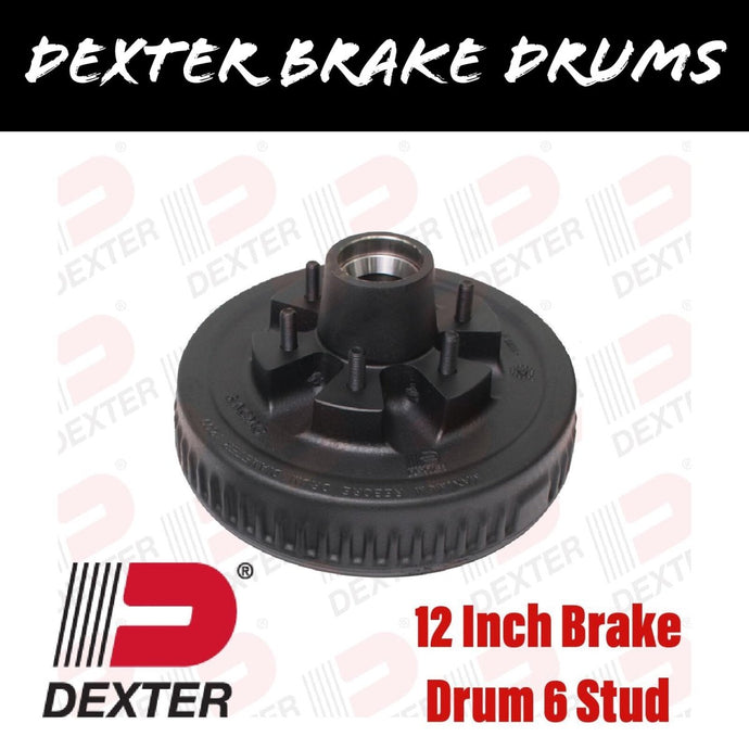DEXTER 12 INCH BRAKE DRUM 6 STUD - R&M Trailer Spares429401