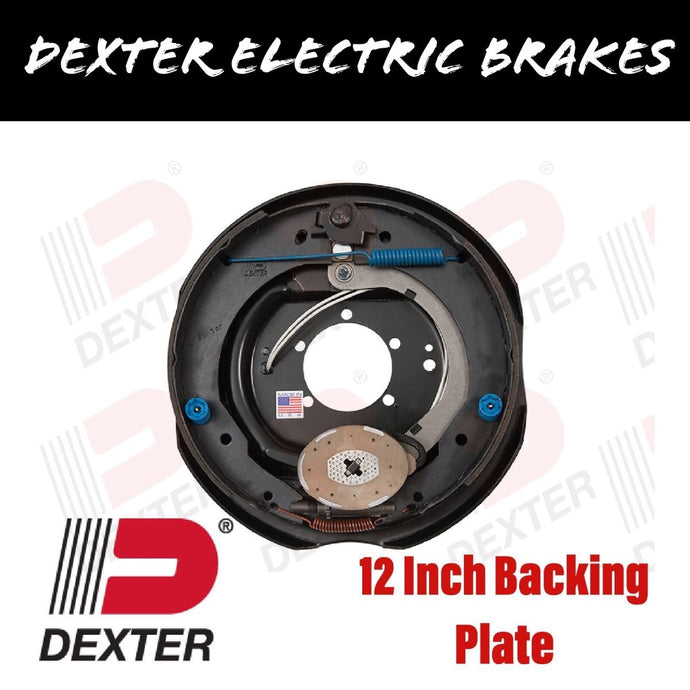 DEXTER 12 INCH COMPLETE BACKING PLATE - R&M Trailer SparesXK23 - 112 - 00