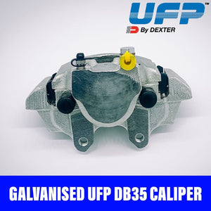 Dexter DB‑35 Dacromet Brake Caliper with Handbrake – Corrosion - Resistant - R&M Trailer SparesX089 - 135 - 23