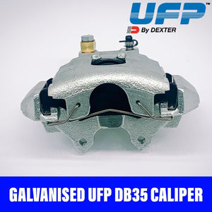 Dexter DB‑35 Dacromet Brake Caliper with Handbrake – Corrosion - Resistant - R&M Trailer SparesX089 - 135 - 23