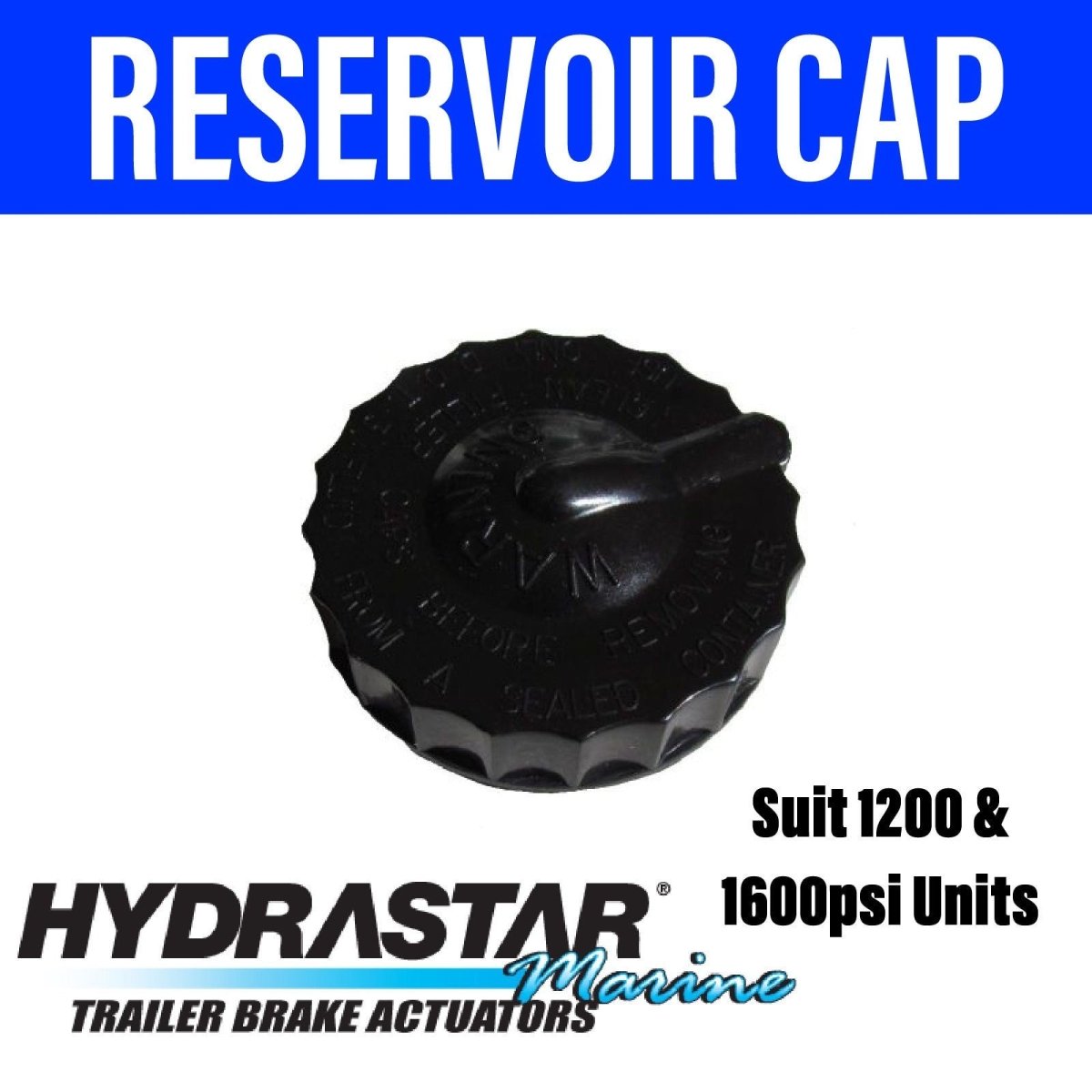HYDRASTAR Reservoir Cap - R&M Trailer SparesHYDCAP