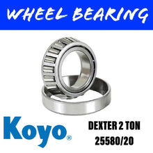 Load image into Gallery viewer, KOYO 25580/20 Wheel Bearing - R&amp;M Trailer Spares25580/20