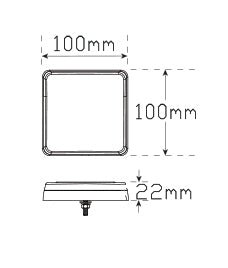 LED AUTOLAMPS 100 SERIES LED Lights - R&M Trailer Spares100BAR2