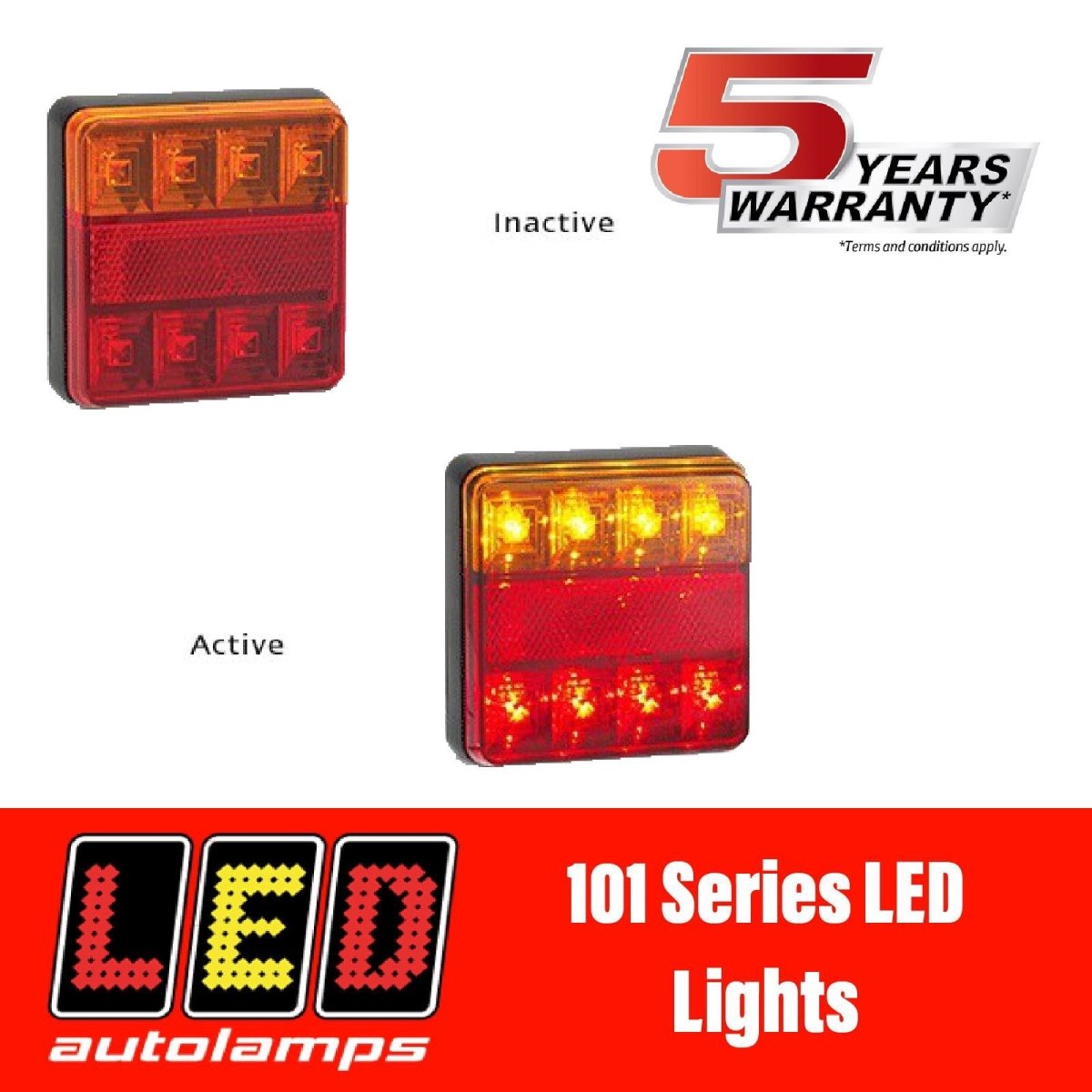LED AUTOLAMPS 101 SERIES LED Lights - R&M Trailer Spares101BAR2
