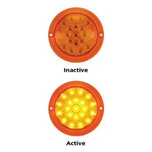 LED Autolamps 102 Series Single Function Orange Indicator LED Light - R&M Trailer Spares102AM