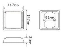 Load image into Gallery viewer, LED Autolamps 125 Series Single Function White Reverse LED Light - R&amp;M Trailer Spares125W