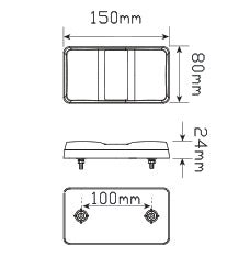 LED AUTOLAMPS 150 Series LED Lights - R&M Trailer Spares150BAR2