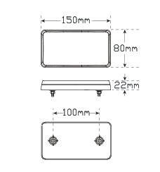 LED AUTOLAMPS 151 SERIES LED LIGHTS - R&M Trailer Spares151BAR2