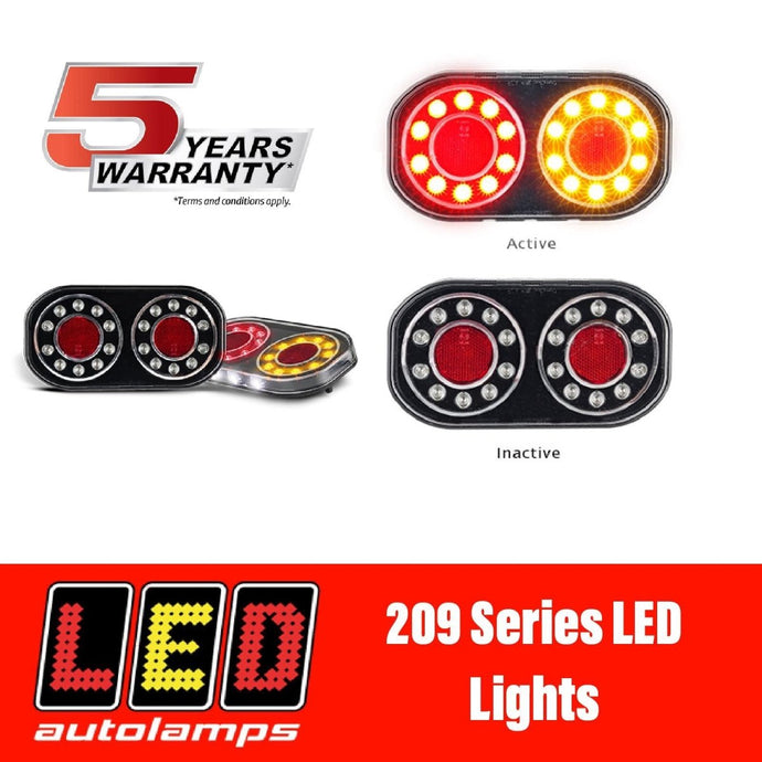LED AUTOLAMPS 209GARLP2 Boat Trailer Lights - R&M Trailer Spares209GARLP2