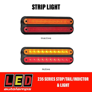 LED Autolamps 235BAR12 Stop/Tail and Indictor Strip Light - R&M Trailer Spares235BAR12