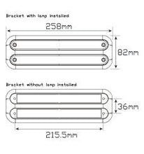 Load image into Gallery viewer, LED Autolamps 235BAR12 Stop/Tail and Indictor Strip Light - R&amp;M Trailer Spares235BAR12