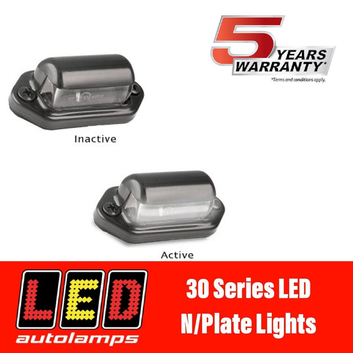 LED AUTOLAMPS 30 SERIES LED Number Plate Lights - R&M Trailer Spares30BLM