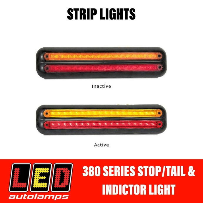 LED Autolamps 380BAR12 Stop/Tail and Indictor Strip Light - R&M Trailer Spares380BAR12