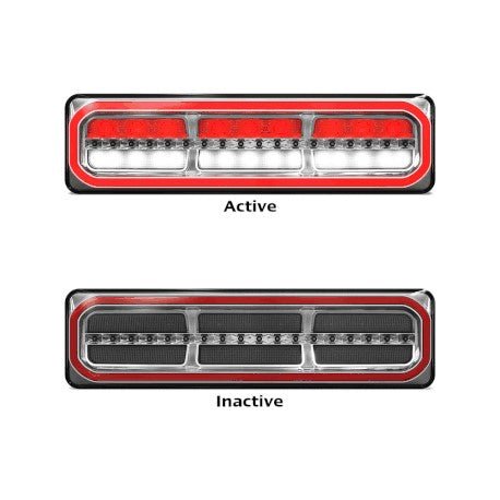 LED AUTOLAMPS 3854ARWM - 2 MAXILAMP Sequential Indicator LED Taillights - R&M Trailer Spares3854ARWM - 2