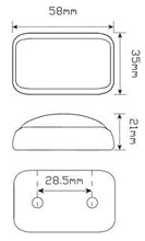 Load image into Gallery viewer, LED AUTOLAMPS 58 SERIES WHITE LED Clearance Light - R&amp;M Trailer Spares58WM
