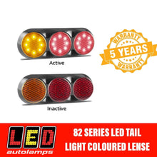 Load image into Gallery viewer, LED Autolamps 82CARR Coloured LED Tail Light 3M Tape - R&amp;M Trailer Spares82CARR