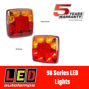 LED AUTOLAMPS 98 Series LED Lights - R&M Trailer Spares98BAR2