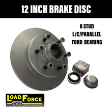 Load image into Gallery viewer, LOADFORCE 12 INCH 6 STUD BRAKE DISC WITH Japanese Parallel Bearings - R&amp;M Trailer SparesDH58LPG