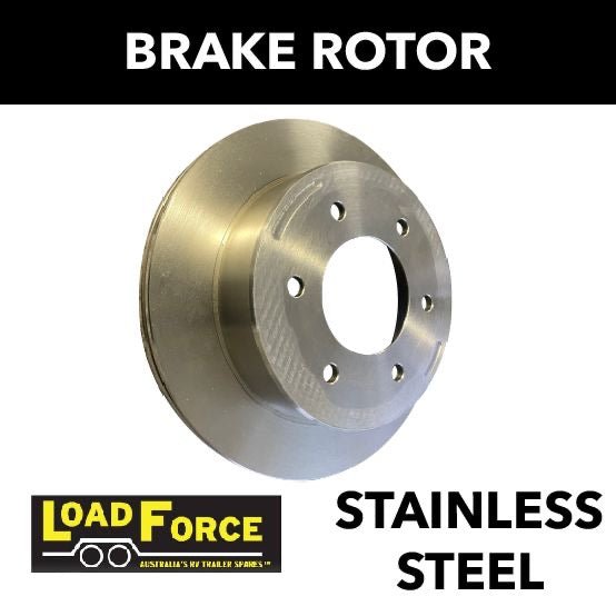 LOADFORCE 12 INCH STAINLESS STEEL Ventilated Brake Rotor Suit Deemaxx,Kodiak - R&M Trailer SparesLF12SS