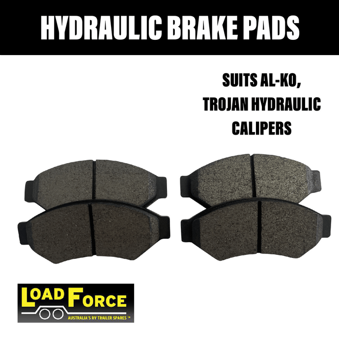 LOADFORCE HYDRAULIC BRAKE PADS Suit AL - KO, Trojan - R&M Trailer SparesDPTA300